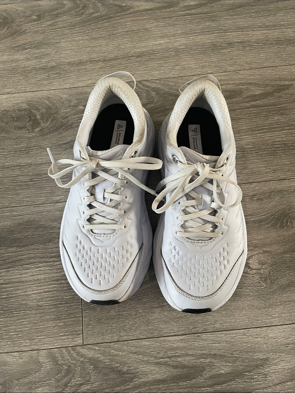 Hoka White Women's Athletic Sneakers